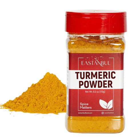 Eastanbul Turmeric Powder, 6oz Ground Turmeric Powder AKA Curcuma En Polvo, Indian Turmeric Ground & Pure, Top-Notch Culinary Tumeric Powder, Vega...